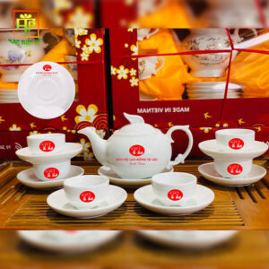 Bộ Ấm Trà In Logo