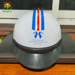 Nhận in logo mũ bảo hiểm