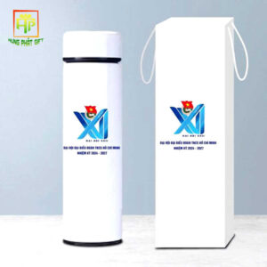 Bình giữ nhiệt hiển thị in logo làm quà tặng